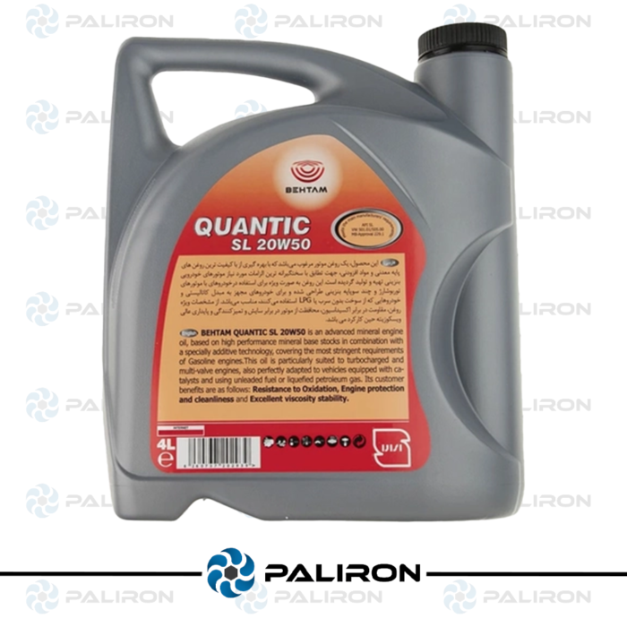 روغن موتور بنزینی بهتام مدل Quantic 20W50 SL 4L