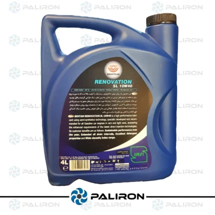 روغن موتور بنزینی بهتام مدل Renovation 10W40 SL 4L