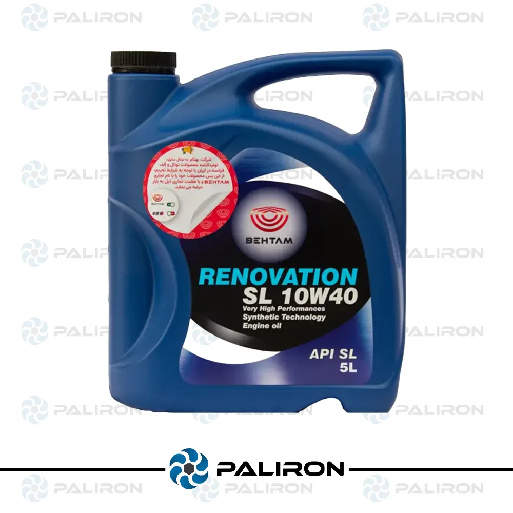 روغن-موتور-بنزینی-بهتام-مدل-Renovation-10W40-SL-5L روغن موتور بنزینی بهتام مدل Renovation 10W40 SL 5L