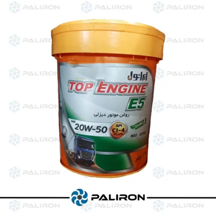 روغن موتور دیزلی ایرانول مدل تاپ انجین 20W50 20L