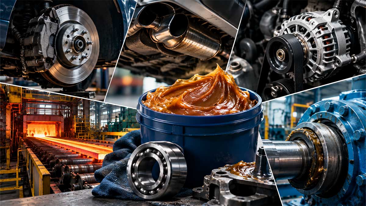 کاربرد گریس نسوز در نقاط حساس و پرحرارت